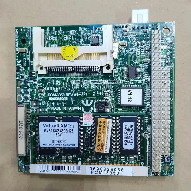 Alt view image 3 of 3 - PCM-3350F REV.A1 REV.A2 For Advantech PC104 Industrial Control Motherboard