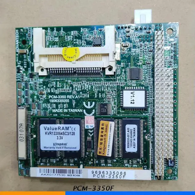 Alt view image 2 of 3 - PCM-3350F REV.A1 REV.A2 For Advantech PC104 Industrial Control Motherboard