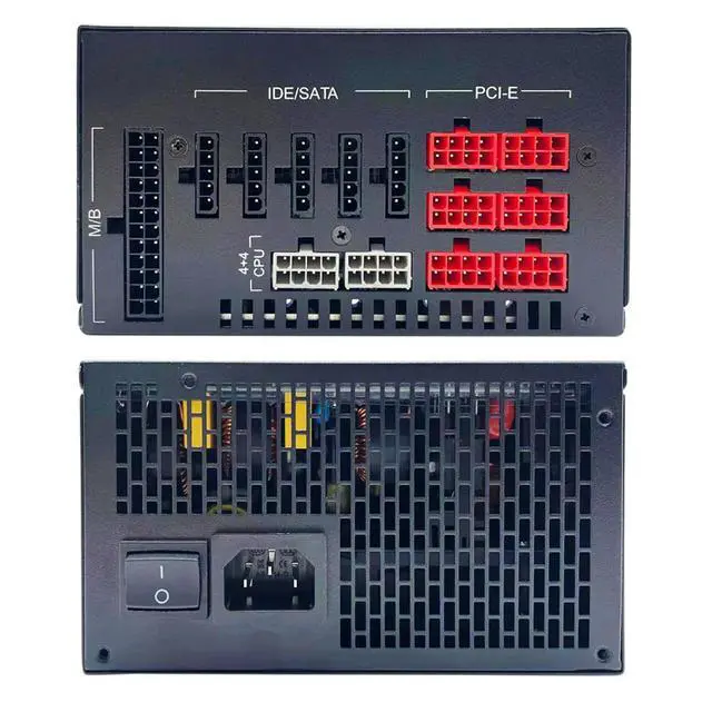 Alt view image 3 of 3 - HKC-2000 2000W Gold Medal Module ATX Twin CPU Quiet PC Power Supply 100% Test Before Shipment