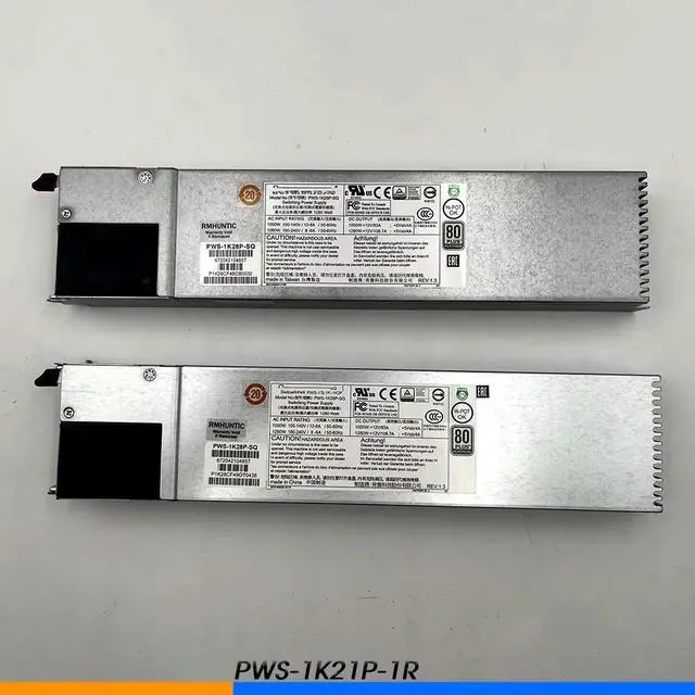 Alt view image 3 of 3 - 1PCS PWS-1K21P-1R Four-Star 1200W Server Redundant Power Supply Module