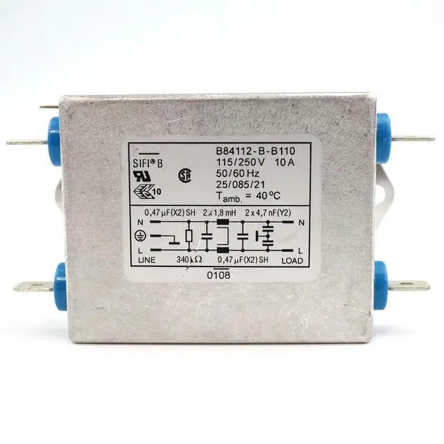 Alt view image 2 of 3 - For EPCOS B84112-B-B110 Power Filter