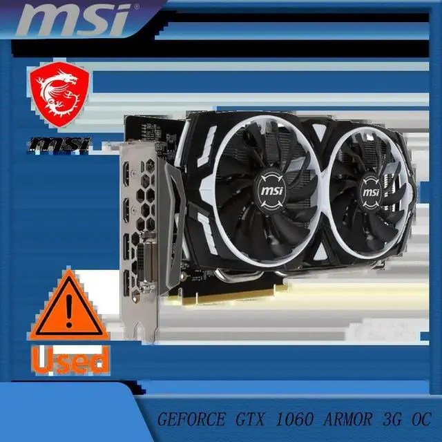 Main image of GAMING GeForce GTX 1060 3GB GDRR5 192-bit HDCP Support DirectX 12 Dual Fan VR Ready OC Graphics Card (GTX 1060 ARMOR 3G OC)