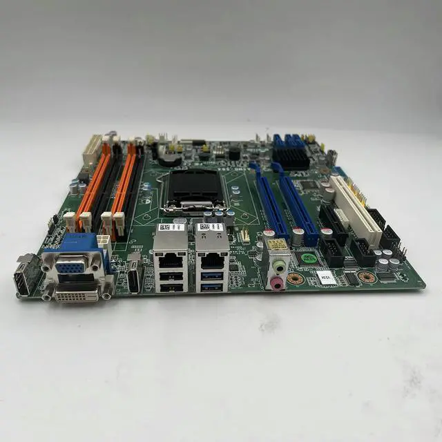Alt view image 2 of 3 - For Advantech Industrial Motherboard DDR3 32GB LGA 1150 E3 V3 Micro ATX PCIe x16 ASMB-584 ASMB-584G2 ASMB-584G2-00A1E