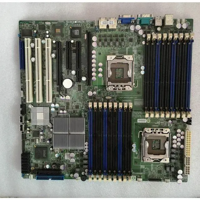 Alt view image 3 of 3 - Server Motherboard X8DTN+ X58 Support 5600 5520 Test Good