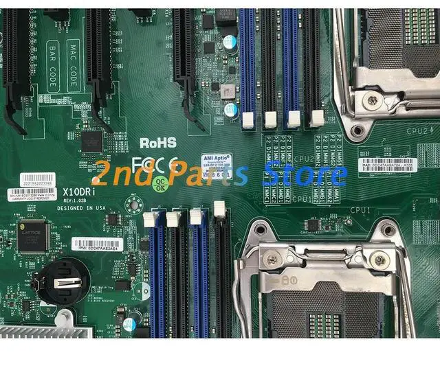 Main image of Two-Way Server Motherboard For X10DRi C612 LGA2011 Support E5-2600 V3 V4 DDR4