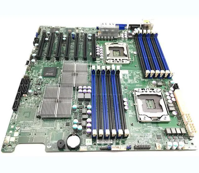 Alt view image 3 of 3 - Server Motherboard For X8DTH-IF X5520 LGA-1366 7*PCI-E