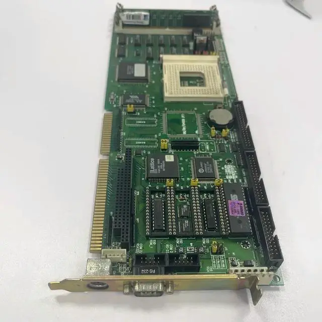 Alt view image 2 of 3 - PCA-6148 Rev.A101-1 Industrial Control Motherboard. ISA bus. Supports 386 processor.