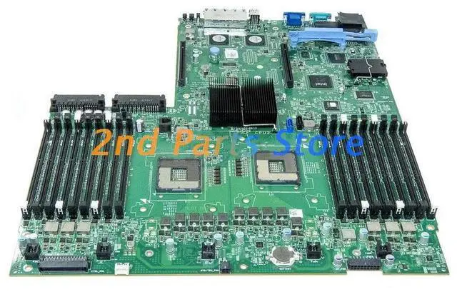 Alt view image 2 of 3 - Server Motherboard PowerEdge R710 XDX06 0NH4P N4YV2 Built-in Idrac Port Good Hot