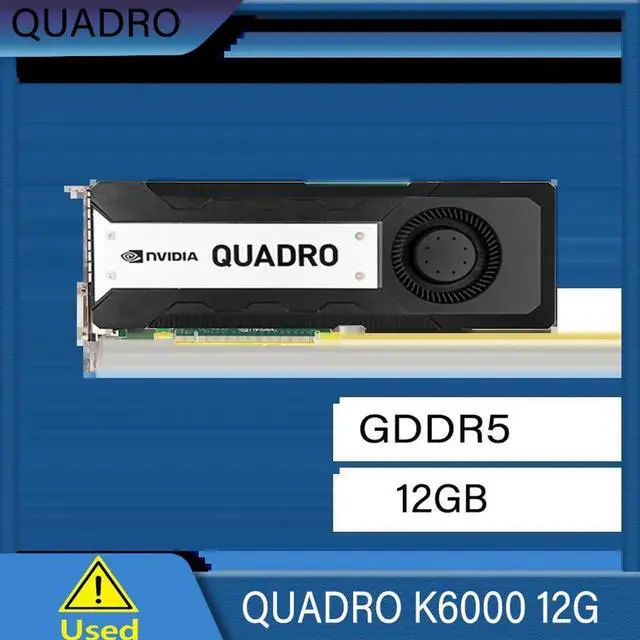 Main image of Quadro K6000 12GB DDR5 Graphics Video Cards Quadrok6000 Video Card Fast Ship
