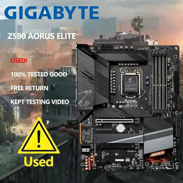Alt view image 2 of 3 - Z590 ELITE LGA 1200 With Z590 ATX Motherboard with Triple M.2, PCIe 4.0, USB 3.2 Gen2X2 Type-C