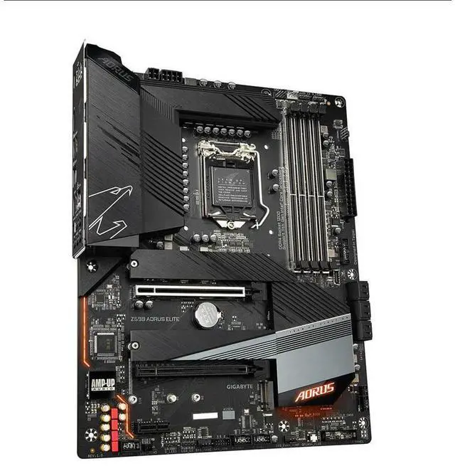 Alt view image 3 of 3 - Z590 ELITE LGA 1200 With Z590 ATX Motherboard with Triple M.2, PCIe 4.0, USB 3.2 Gen2X2 Type-C