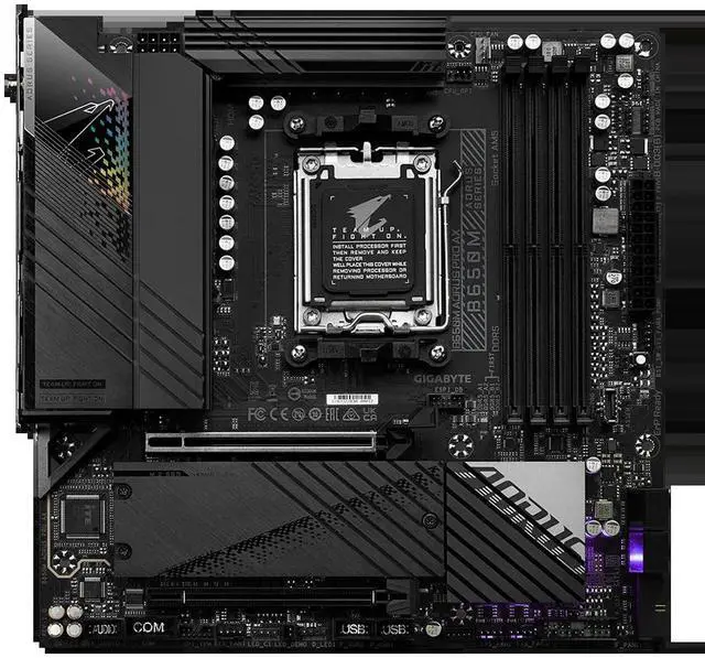 Alt view image 2 of 3 - B650M PRO AX Motheboard AM5 Ryzen 7000 series processors 128GB DDR5 Wi-Fi 6E 20Gb/s USB-C