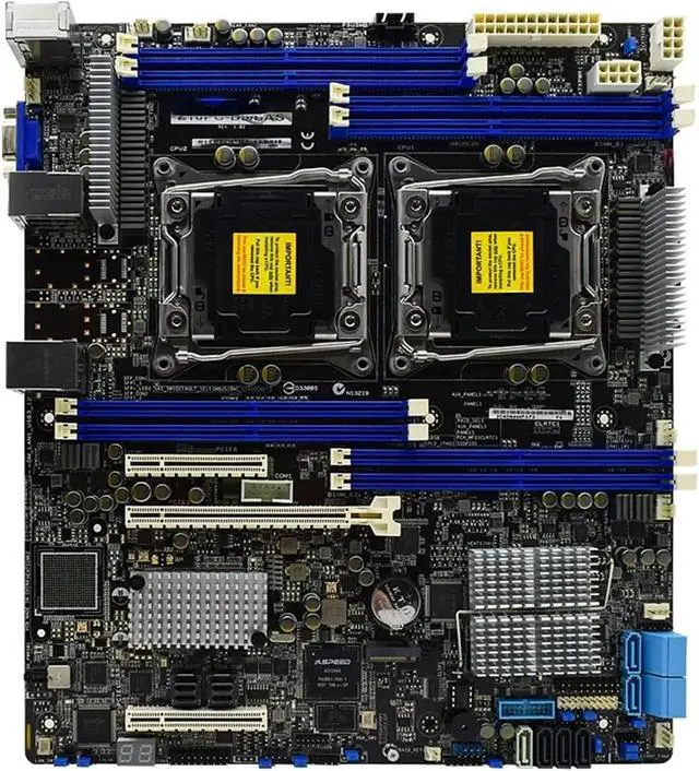 Alt view image 2 of 3 - Z10PC-D8/SAS Server Motherboard C612 LGA 2011-3 DDR4 512GB USB 3.1 Gen1 10×SATA III support Xeon E5-2600 V3/V4 cpu