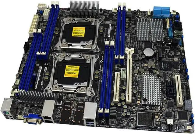 Alt view image 3 of 3 - Z10PC-D8/SAS Server Motherboard C612 LGA 2011-3 DDR4 512GB USB 3.1 Gen1 10×SATA III support Xeon E5-2600 V3/V4 cpu