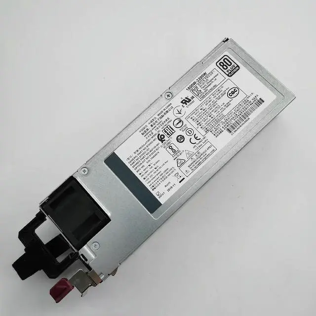 Alt view image 2 of 3 - G10 Server Power Supply HSTNS-PR64 2200W GPN: 876932-001 PN: 876933-301 SPN: 882135-001 OPN: 876935-B21