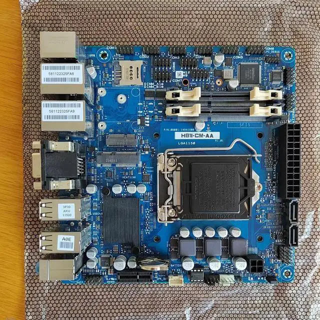 Alt view image 2 of 3 - H81I-CM-AA ITX Industrial Industrial Control Dual Network Port 4th Generation CPU COM