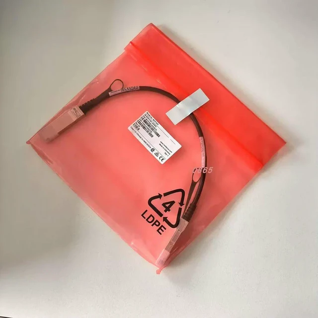 Alt view image 3 of 3 - MCP1600-E00AE30 Passive Copper cable, IB EDR, up to 100Gb/s, QSFP28, 0.5m, Blac k, 30AWG