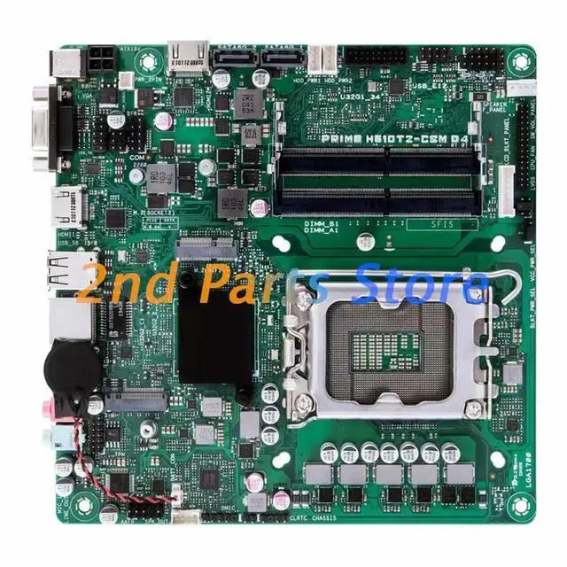 Alt view image 2 of 3 - All-in-One Motherboard PRIME H610T2-CSM D4 ITX MINI