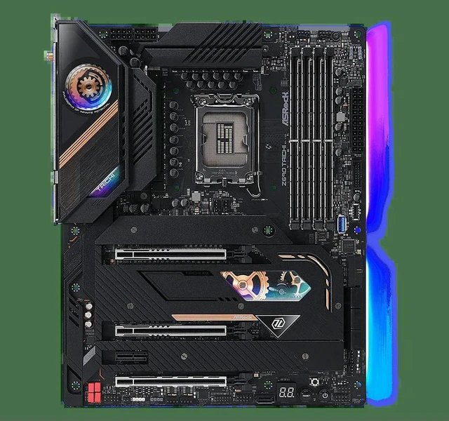 Alt view image 2 of 3 - Z690 TAICHI Motherboard Z690 LGA1700 DDR5 192GB PCIe 5.0 M.2 NVMe SSD support i9-14900F i5-12600i5-14400 13500 cpu