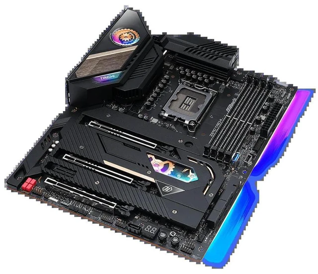 Alt view image 3 of 3 - Z690 TAICHI Motherboard Z690 LGA1700 DDR5 192GB PCIe 5.0 M.2 NVMe SSD support i9-14900F i5-12600i5-14400 13500 cpu
