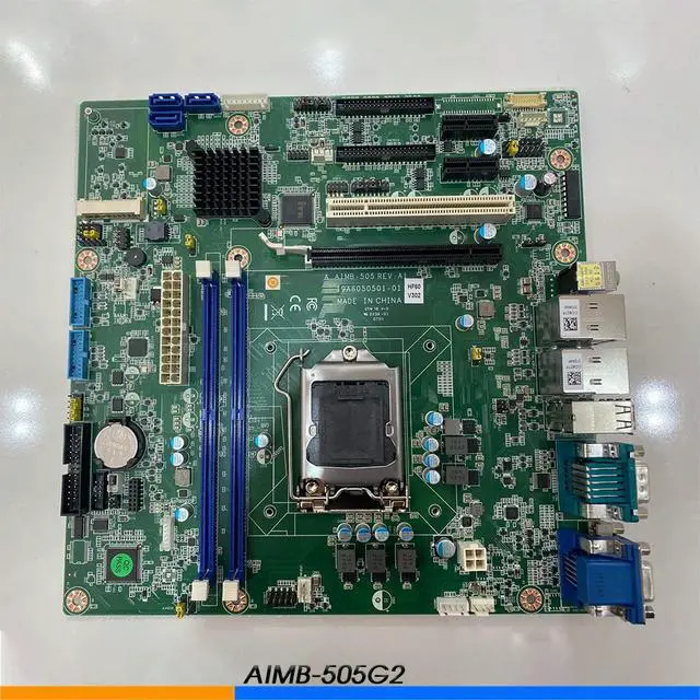 Alt view image 3 of 3 - AIMB-505 AIMB-505G2-00A1E For Advantech Industrial Control Motherboard Dual Ethernet Ports Support 6/7th CPU 10 Serial Ports