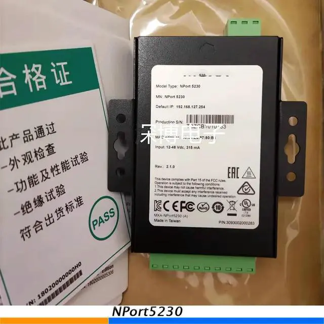 Alt view image 2 of 3 - NPort5230 2 Port RS422 485 To Serial Port Service Serial Port