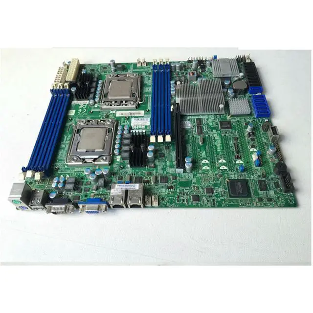 Alt view image 2 of 2 - Workstation Motherboard For X8DTL-6L 6GB SAS LGA1366 Game Hang Up Fully Tested Good Hot