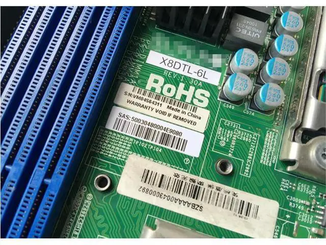 Main image of Workstation Motherboard For X8DTL-6L 6GB SAS LGA1366 Game Hang Up Fully Tested Good Hot