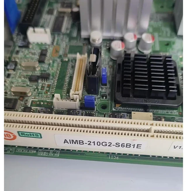 Alt view image 2 of 3 - AIMB-210 AIMB-210G2 REV.A1 AIMB-210G2-S6B1E/ S6A1E Industrial Control Motherboard