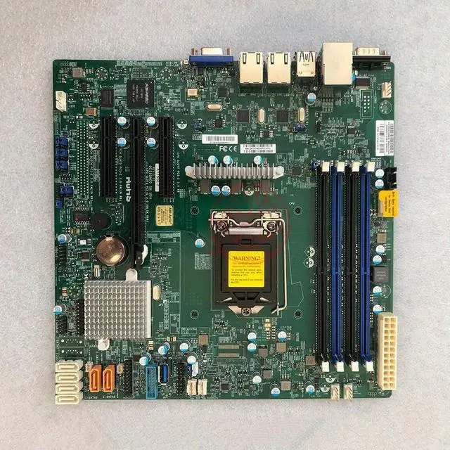 Alt view image 3 of 3 - One-Way Server Motherboard 1151 C232 Support E3-1200v5/6 X11SSL-F