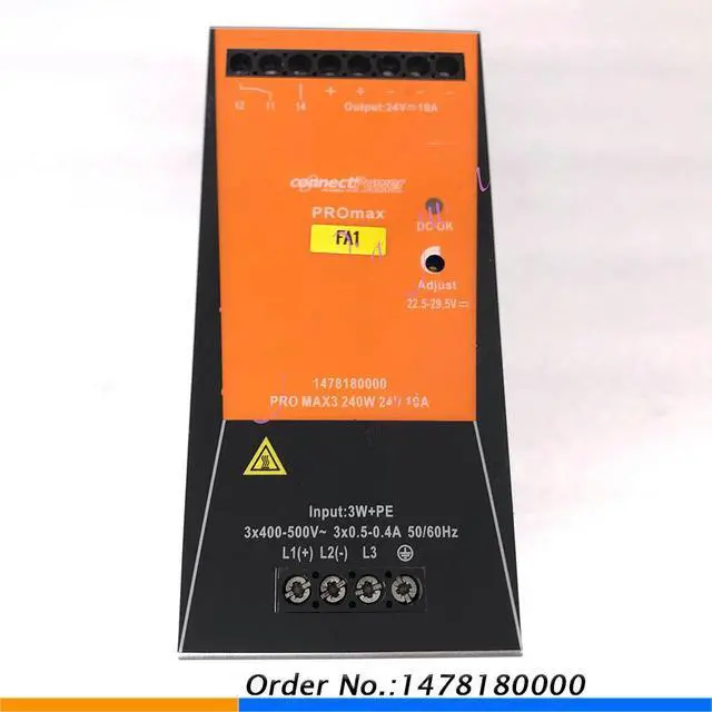 Alt view image 2 of 3 - PRO MAX3 240W 24V 10A 1478180000 Switching Power Supply
