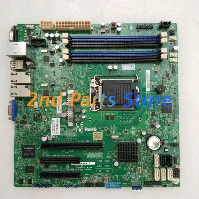 Main image of Server Motherboard X10SLM+-F 1150 Good Hot