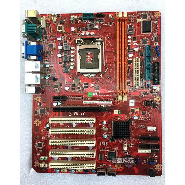 Alt view image 3 of 3 - Industrial Motherboard For ADVANTECH Dual Network Port AIMB-701 Rev.A1 AIMB-701G2 AIMB-701G2-00A1E