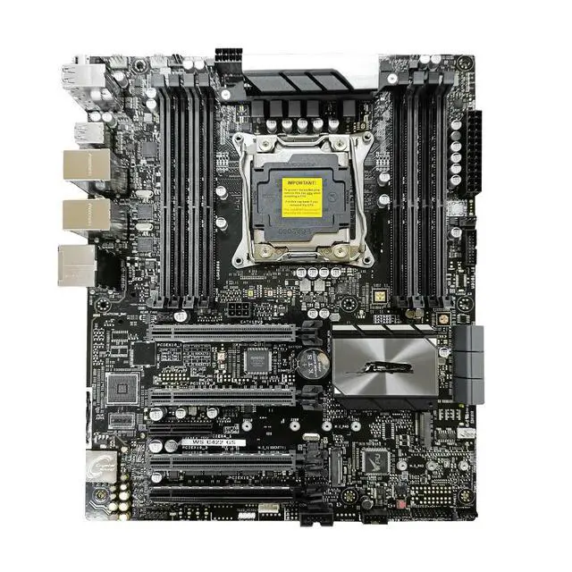 Alt view image 2 of 3 - WS C422 GS server Motherboard Socket 2066 C422 DDR4 1024GB support Xeon W-2123 2223 2275 2145 2123 cpu
