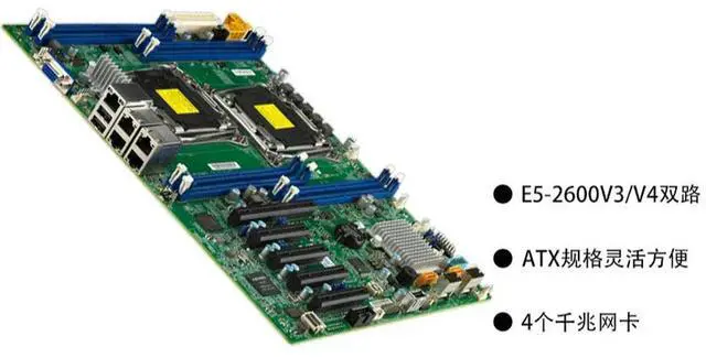 Main image of Server Motherboard For X10DRL-LN4 LGA1150 C612 IPMI LGA 2011 Good Hot