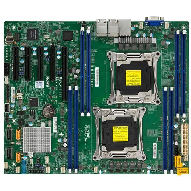 Alt view image 3 of 3 - Server Motherboard For X10DRL-LN4 LGA1150 C612 IPMI LGA 2011 Good Hot