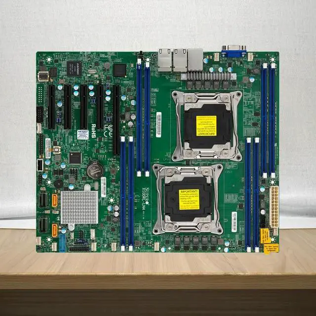 Alt view image 2 of 3 - Server Motherboard For X10DRL-LN4 LGA1150 C612 IPMI LGA 2011 Good Hot