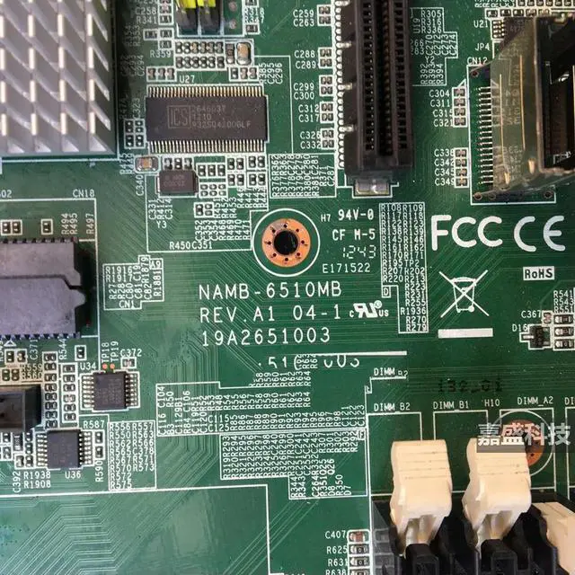 Main image of Industrial Computer Motherboard NAMB-6510MB REV.A1
