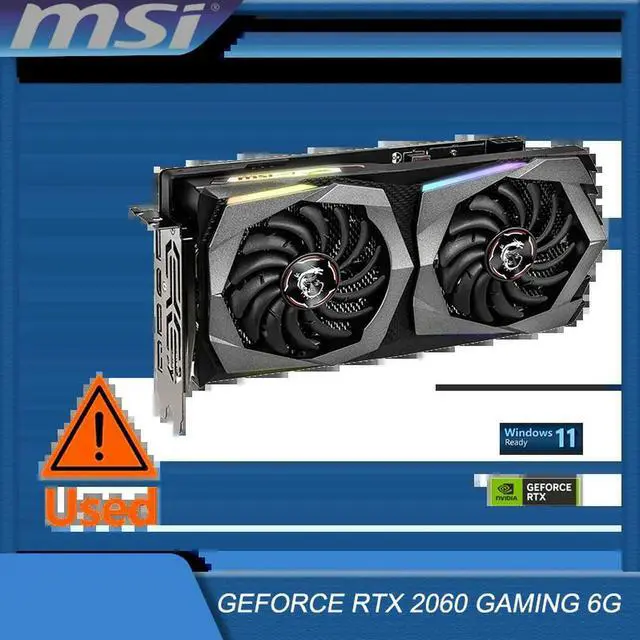 Main image of Gaming GeForce RTX 2060 6GB GDRR6 192-bit HDMI/DP Ray Tracing Turing Architecture VR Ready Graphics Card