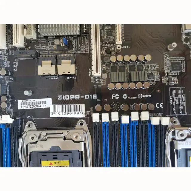 Main image of Workstation Motherboard Z10PR-D16 2011-3 DIMM*16 C612 Support E5 V3 V4 DDR4 100% Testing Before Shipment Hot