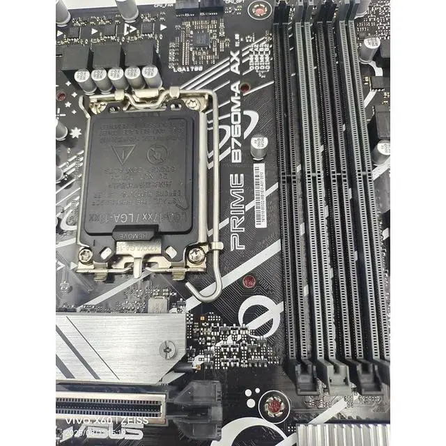Alt view image 2 of 3 - PRIME B760M-A AX DDR5 Motherboard Support 12th, 13th And 14th Generation CPUs, Featuring Two M.2 Slots*2 And USB 3.2