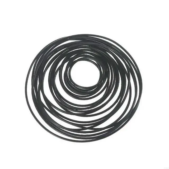 Alt view image 4 of 6 - 20pcs 1mm Rubber Conveyor Transmission Belt Silicone Strap long (25-80mm)