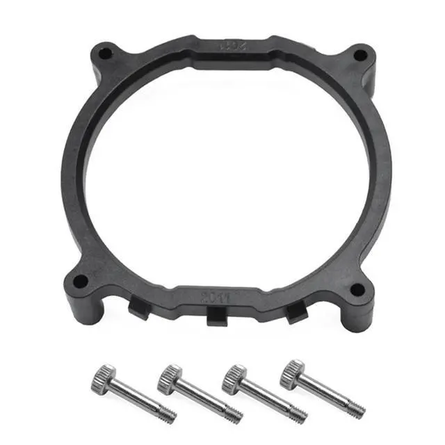 Alt view image 4 of 6 - 2025 Round LGA2011 Base Bracket for X299 X99 X79 Motherboard CPU Radiator Fixed Socket with Screws for Computer Base