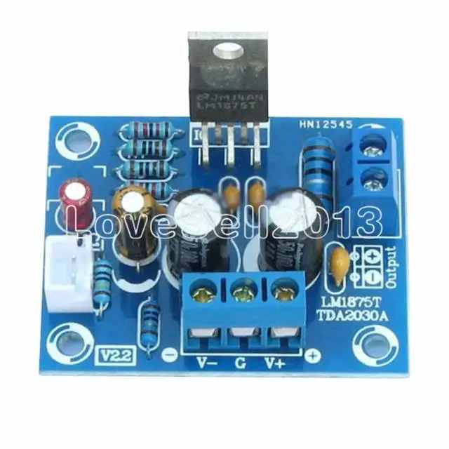 Alt view image 6 of 6 - 20W HIFI Mono Channel LM1875T Stereo Audio Amplifier Board Module DIY Kit