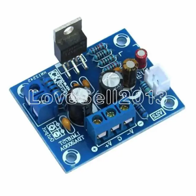 Alt view image 4 of 6 - 20W HIFI Mono Channel LM1875T Stereo Audio Amplifier Board Module DIY Kit
