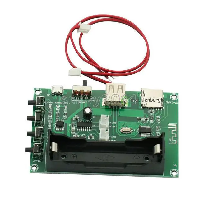 Alt view image 4 of 4 - PAM8403 5W+5W Dual Channel Digital Bluetooth Receiver Audio Stereo Amplifier Module Charging Board DC 5V