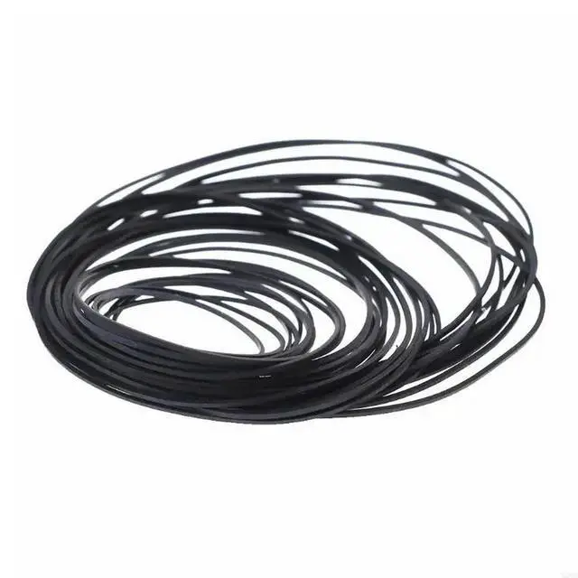 Alt view image 6 of 6 - 40-100mm Flat Drive Belt Turntable Rubber Belt Replacement for LP Vinyl Record Player Phono Belt-Driven Turntables Belt