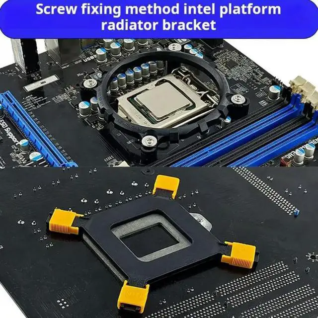 Alt view image 4 of 6 - Universal CPU Cooling Stand For 1155 1156 Slot With Vibration Dampening Pad