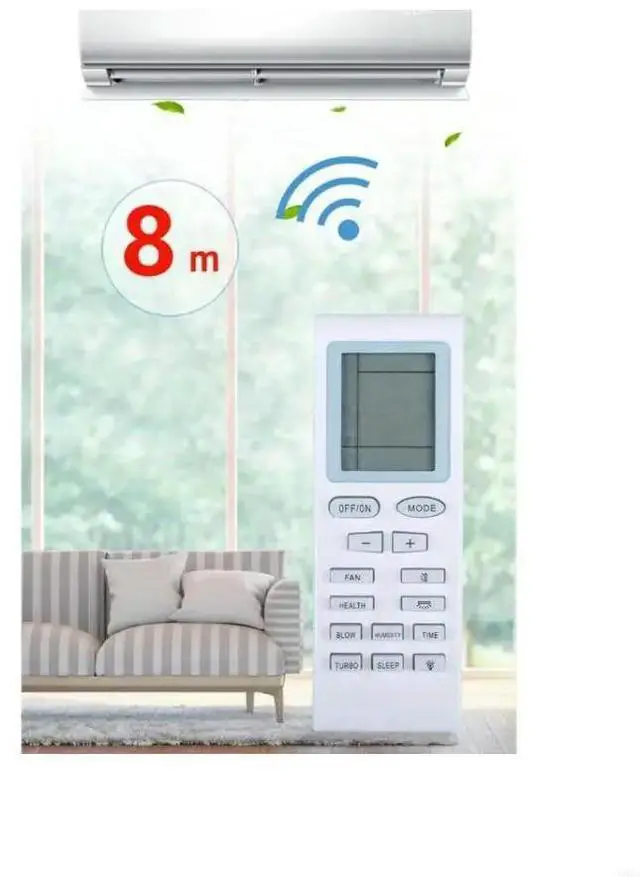Main image of Ergonomic Air Conditioning Remote Controller For YB0FB2 Durability ABS Construction Long Ranges