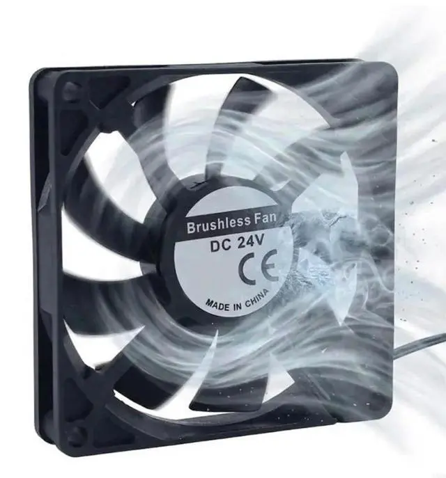 Alt view image 2 of 3 - 2025 3D Printer 24V Cooling Fan 80X80X15Mm 2800RPM Efficient Heat Management And Long Service Life